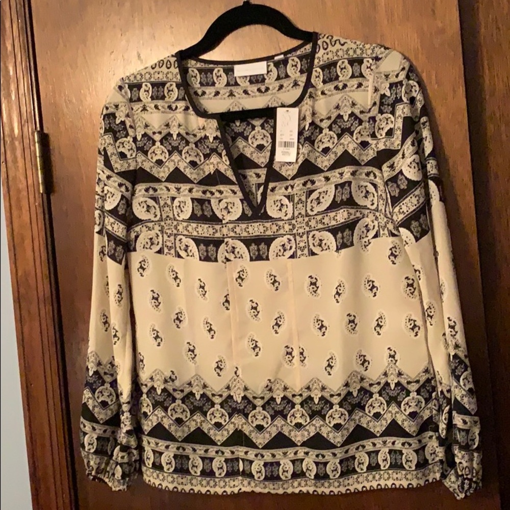 New York & Company Fancy Blouse NWT